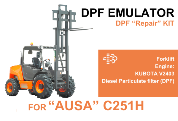 DPF Delete Kit for "AUSA C251H" Forklift – D1803 Engine