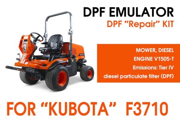 DPF repair KIT for "KUBOTA" F3710 Mower