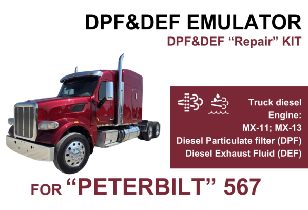 DPF DEF SCR Fix Kit for Peterbilt 567 with PACCAR MX-11 & MX-13