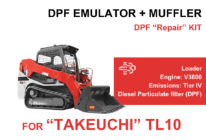 DPF "repair" Kit for "Takeuchi" TL10