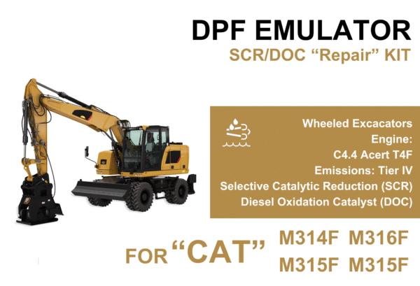 SCR / DOC Delete Kit – CAT C4.4 ACERT Tier 4F - Image 3
