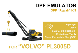 DPF Delete Kit for "Volvo" PL3005D Pipelayer