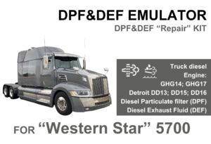 DPF&DEF "Repair" Kit for "Western Star" 5700 Detroit GHG14/GHG17