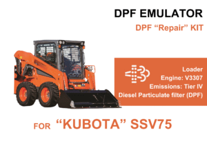 DPF "Delete-Repair" Kit for "Kubota" SSV75